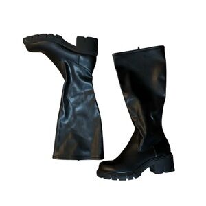 MADDEN GIRL Black Chunky Boots | 8